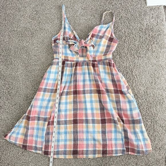 OLD NAVY | Multicolor Plaid Sundress with Pockets - Picture 9 of 12